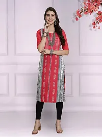 Attractive Multicoloured Printed Crepe Kurta Combo Of 2-thumb2