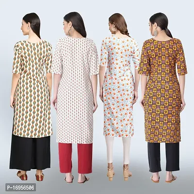 Women Stylish Crepe Straight Kurta-thumb2