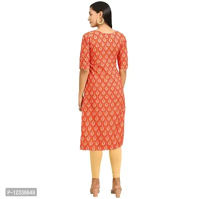 Elite Crepe Printed Straight Stitched Kurta For Women- Pack Of 3-thumb4