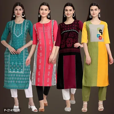 Fancy Crepe Kurtis for Women Pack Of 4