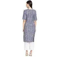 Women Crepe Digital Printed Straight Kurti  Pack of 6-thumb3