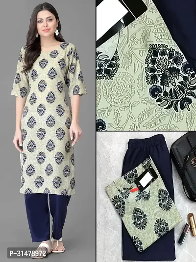 Fancy Crepe Kurta Bottom Set For Women