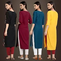 Fancy Crepe Kurtis for Women Pack Of 4-thumb1