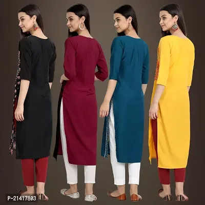 Fancy Crepe Kurtis for Women Pack Of 4-thumb2