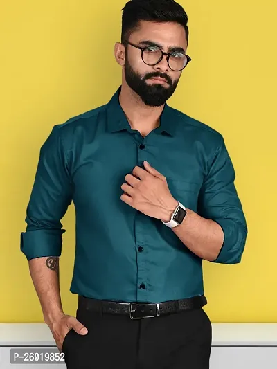 Comfortable Multicoloured Cotton Long Sleeve Formal Shirt For Men