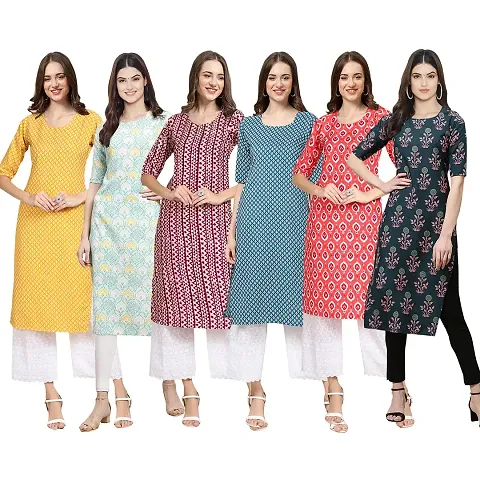 Stylish Crepe Stitched Kurta For Women Pack of