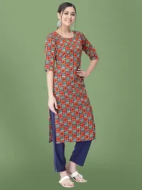 Stylish Crepe Printed Kurti For Women-thumb2