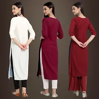 Fancy Crepe Kurtis for Women Pack Of 3-thumb1