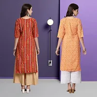 Fancy Crepe Kurtas For Women Pack Of 2-thumb1