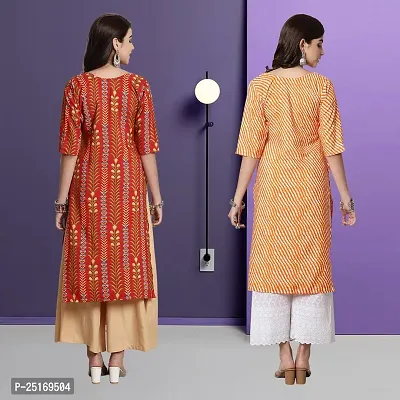 Fancy Crepe Kurtas For Women Pack Of 2-thumb2