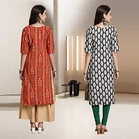 Fancy Rayon Kurtis For Women Pack Of 2-thumb1