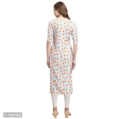 Women Crepe Digital Printed Straight Kurti  Pack of 6-thumb4