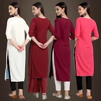 Fancy Crepe Kurtis for Women Pack Of 4-thumb1