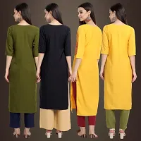 Fancy Crepe Kurtis for Women Pack Of 4-thumb1