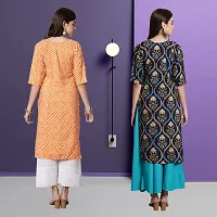 Fancy Crepe Kurtas For Women Pack Of 2-thumb1