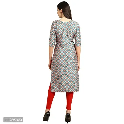 Attractive Straight Multicoloured Printed Crepe Kurta Combo For Women Pack Of 5-thumb5