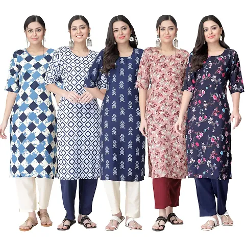 Classic Crepe Kurtis Combo For Women