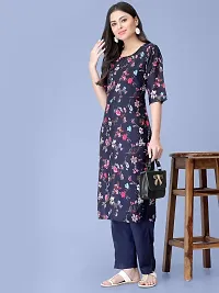 Amazing Crepe Printed Kurta Set For Women-thumb2