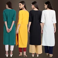 Fancy Crepe Kurtis for Women Pack Of 4-thumb1