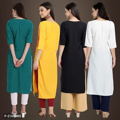 Fancy Crepe Kurtis for Women Pack Of 4-thumb2