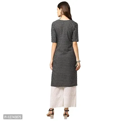 Stylish Crepe Digital Printed Straight Kurti For Women Pack of 5-thumb4