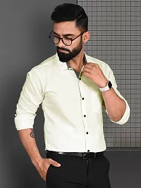 Comfortable Multicoloured Cotton Long Sleeve Formal Shirt For Men-thumb1