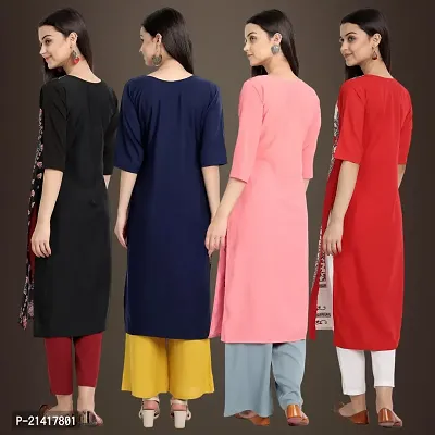 Fancy Crepe Kurtis for Women Pack Of 4-thumb2