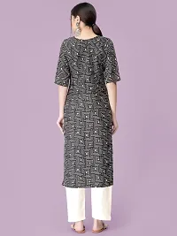 New Stylish Crepe Printed Kurta Set For Women-thumb1