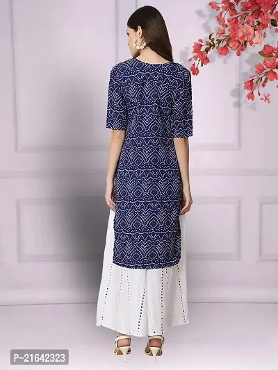 Stylish Crepe Stitched Kurta For Women-thumb3