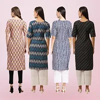 Women Stylish Crepe Printed Straight Kurta-thumb1