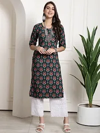 Fancy Crepe Printed Kurtas For Women Pack Of 6-thumb3