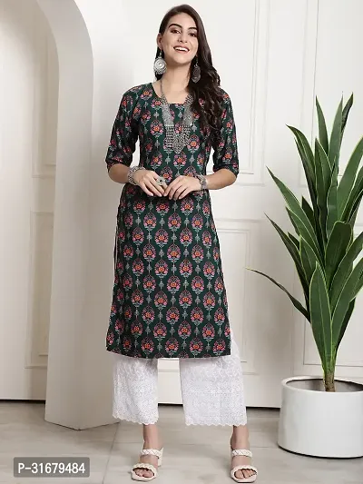 Fancy Crepe Printed Kurtas For Women Pack Of 6-thumb4