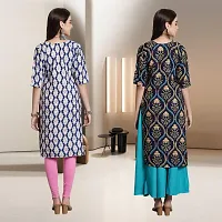 Fancy Rayon Kurtis For Women Pack Of 2-thumb1