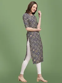 Stylish Crepe Printed Kurti For Women-thumb2