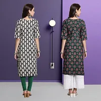 Fancy Crepe Kurtas For Women Pack Of 2-thumb1