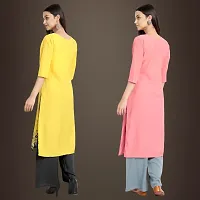 Best Trendy Crepe Printed Kurti For Women Combo Of 2-thumb1