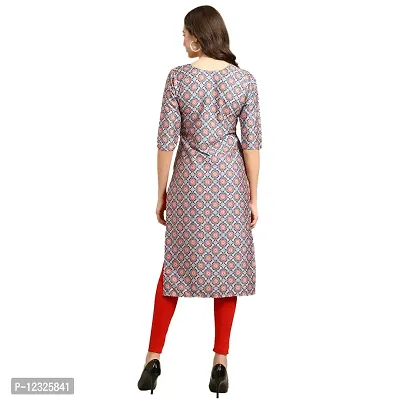 Straight Multicoloured Printed Crepe Kurta Pack Of 2-thumb3