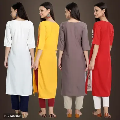 Fancy Crepe Kurtis for Women Pack Of 4-thumb2