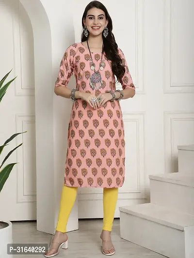 Attractive Multicoloured Printed Crepe Kurtas For Women Pack Of 4-thumb3