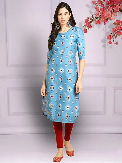 Crepe Printed Kurtis