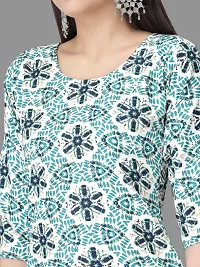 Stylish Multicoloured Crepe Printed Kurta Bottom Set For Women-thumb3