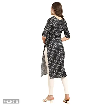 Women Crepe Digital Printed Straight Kurti  Pack of 3-thumb2