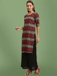 Stylish Crepe Printed Kurti For Women-thumb1