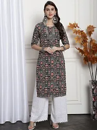 Fancy Crepe Printed Kurtas For Women Pack Of 6-thumb3