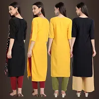 Fancy Crepe Kurtis for Women Pack Of 4-thumb1