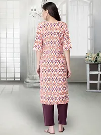 Stylish Multicoloured Crepe Stitched Kurta For Women-thumb3