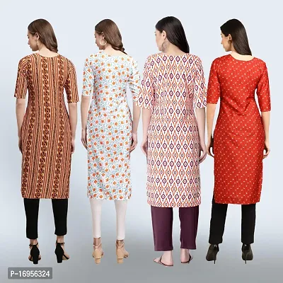 Women Stylish Crepe Straight Kurta-thumb2