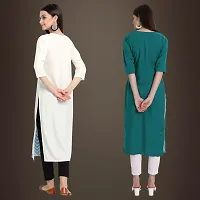 Fancy Crepe Kurtis for Women Pack Of 2-thumb1