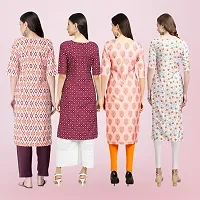 Women Stylish Crepe Printed Straight Kurta-thumb1