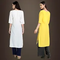 Fancy Crepe Kurtis for Women Pack Of 2-thumb1